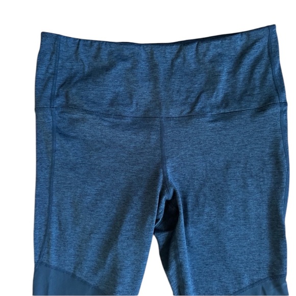 GAIM Yoga Leggings in Blue with Mesh Size Large - Picture 3 of 10